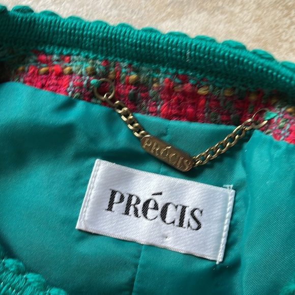 Précis 90s plaid wool jacket - Picture 5 of 6